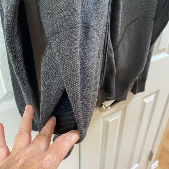 BUGATCHI Charcoal Gray 100% Merino Wool Full Zip Cardigan with Pockets Size XXL - Picture 2 of 13